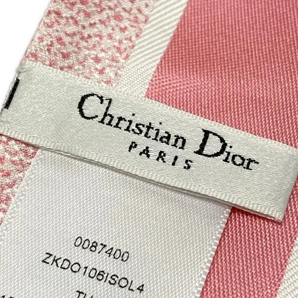 Dior like new celestial collection pink white Mitzah bandeau w/ box - Picture 2 of 5